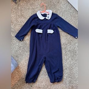 3T “A” Monogram Cecil and Lou Romper